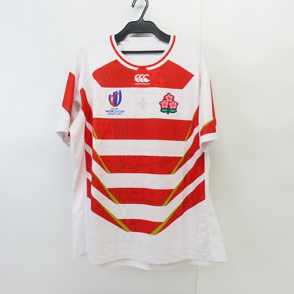 実際に弊社で買取させて頂いた【未使用】CANTERBURY/カンタベリー ラグビー ジャパンRWC2023/日本代表 レプリカジャージ ホーム RG33980WC/3L