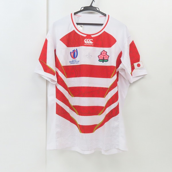 実際に弊社で買取させて頂いた(2)【未使用】CANTERBURY/カンタベリー ラグビー ジャパンRWC2023/日本代表 レプリカジャージ ホーム RG33980WC/3L