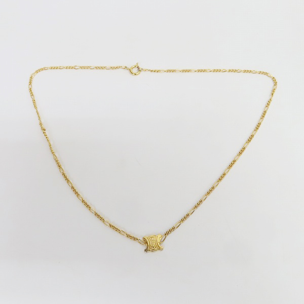 実際に弊社で買取させて頂いたCELINE/セリーヌ マカダム ネックレスの画像 1枚目