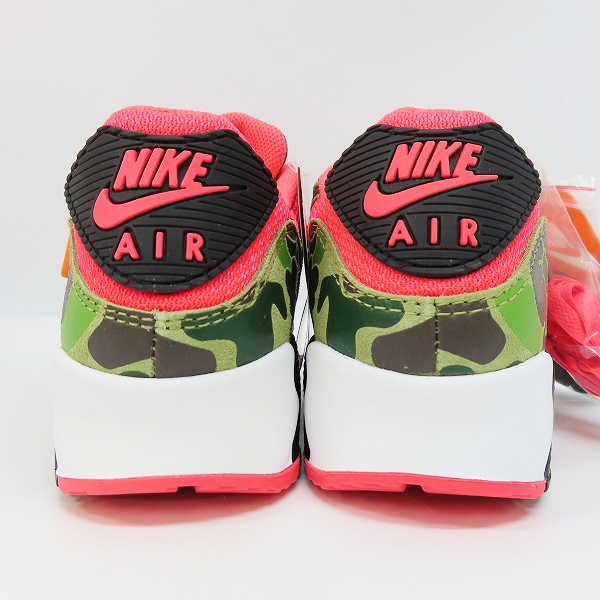実際に弊社で買取させて頂いた【未使用】NIKE×atmos/ナイキ×アトモス AIR MAX 90 SP REVERSE DUCK CAMO エアマックス90 ダックカモ CW6024-600/27の画像 1枚目