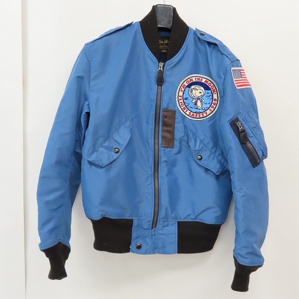 実際に弊社で買取させて頂いたBUZZ RICKSON'S/バズリクソンズ 東洋 ASTRONAUT L-2B カスタム フライト ジャケット スヌーピー BR14445 /S