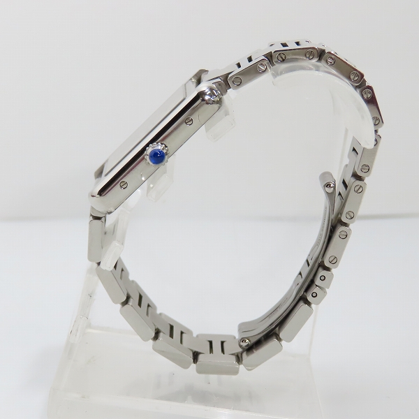 実際に弊社で買取させて頂いたCartier/カルティエ タンクソロSM スクエア シルバー文字盤 メンズ/ボーイズ腕時計 3170【動作未確認】の画像 2枚目