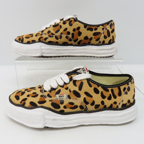 実際に弊社で買取させて頂いたMAISON MIHARAYASUHIRO/メゾンミハラヤスヒロ BAKER/ベイカー ハラコレザー レオパード スニーカー A07FW738/44の画像 3枚目