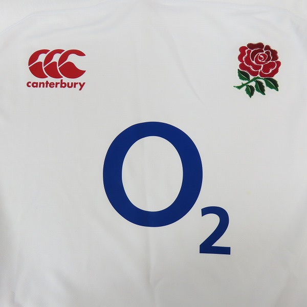 実際に弊社で買取させて頂いたCANTERBURY/カンタベリー  Canterbury イングランド プロジャージ ラグビー 半袖/RG30388/2XLの画像 5枚目