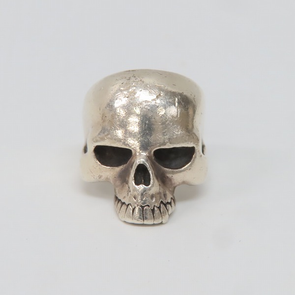 実際に弊社で買取させて頂いたCRAZY PIG/クレイジーピッグ ラージエビルスカルリング/16.5号 の画像 1枚目