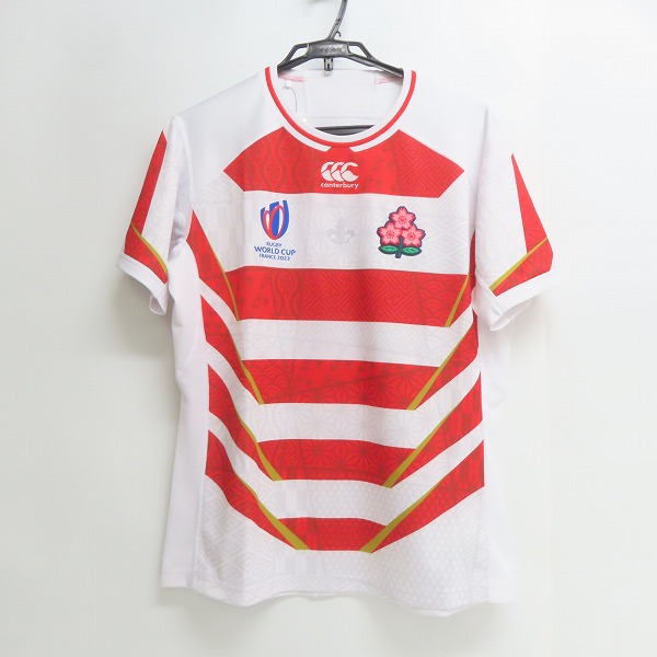 実際に弊社で買取させて頂いた【未使用】CANTERBURY/カンタベリー ラグビー ジャパンRWC2023/日本代表 レプリカジャージ ホーム RG33980WC/L