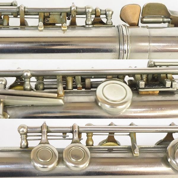 実際に弊社で買取させて頂いたNIKKAN/ニッカン YFL-23/YFL23 フルート Eメカ付き ハードケース付 の画像 6枚目