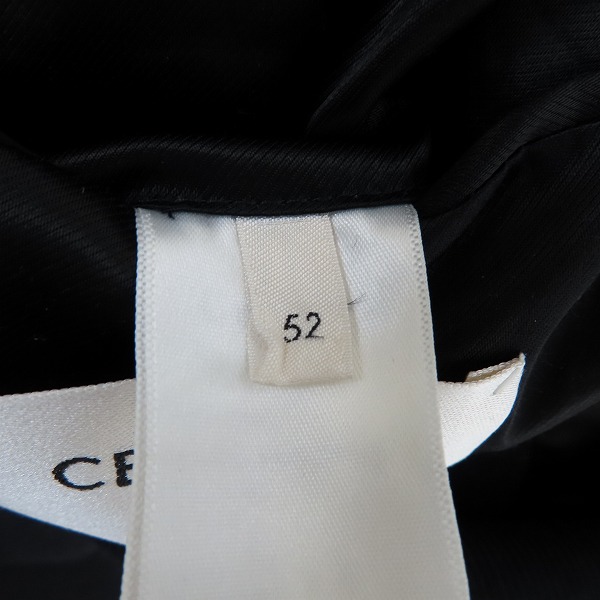 実際に弊社で買取させて頂いた【JPタグ】CELINE/セリーヌ DOUBLE BREASTED WOOL BLEND COAT 2M601522K/52の画像 3枚目