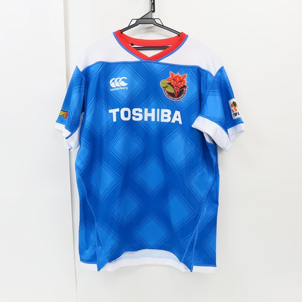 実際に弊社で買取させて頂いたCANTERBURY/カンタベリー  東芝ブレイブルーパス レプリカジャージ/RG30253/3L