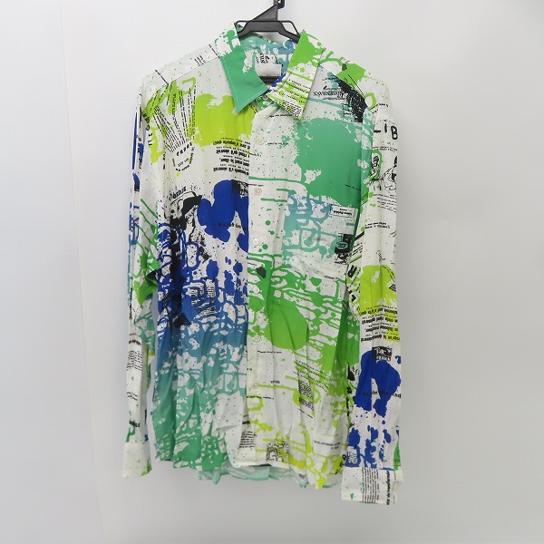 実際に弊社で買取させて頂いたUNIFORM EXPERIMENT/ユニフォームエクスペリメント BIG REGULAR COLLAR SHIRT/ビッグレギュラーカラーシャツ/UE-210001/3