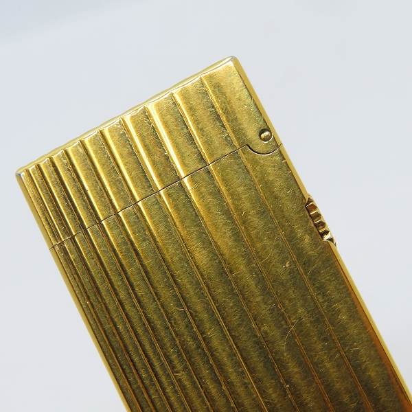 実際に弊社で買取させて頂いたdunhill/ダンヒル サイドローラー ガスライター ゴールドカラーの画像 6枚目