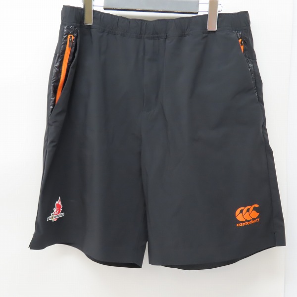 実際に弊社で買取させて頂いたcanterbury/カンタベリー R+ サンウルフズロゴ ハーフパンツ/R28040SR/4L