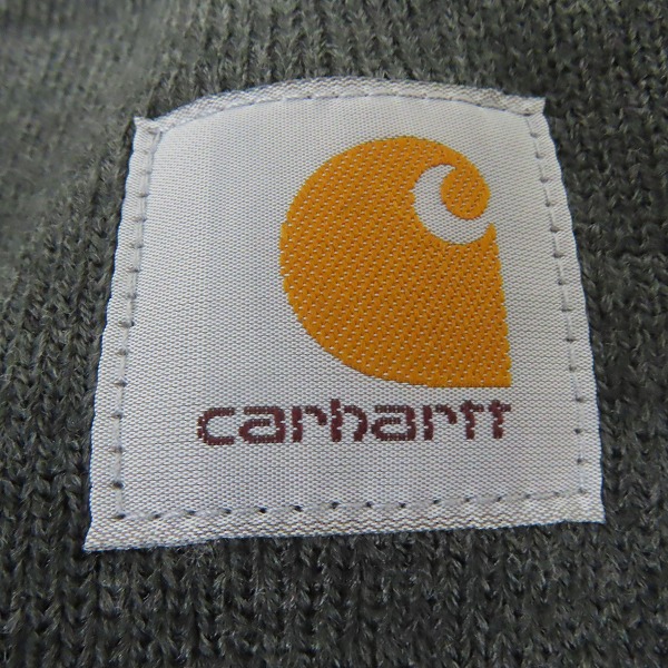 実際に弊社で買取させて頂いた【未使用】Carhartt/カーハート チャコールグレー ニットキャップ/ビーニー A18-CLH-0S/FREEの画像 6枚目