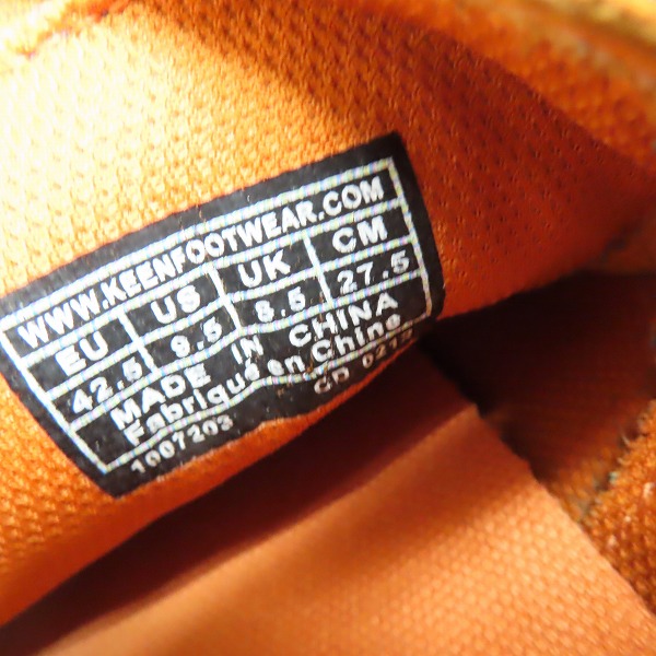 実際に弊社で買取させて頂いた【観賞用】KEEN/キーン JASPER/ジャスパー アウトドアスニーカー 1007203/27.5の画像 5枚目