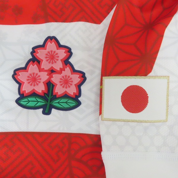 実際に弊社で買取させて頂いた(1)【未使用】CANTERBURY/カンタベリー ラグビー ジャパンRWC2023/日本代表 レプリカジャージ ホーム RG33980WC/3Lの画像 7枚目