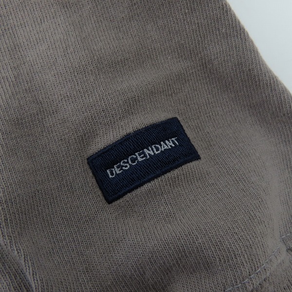実際に弊社で買取させて頂いたDESCENDANT/ディセンダント アイコン バック ロゴプリント ロングスリーブ Tシャツ 3の画像 6枚目