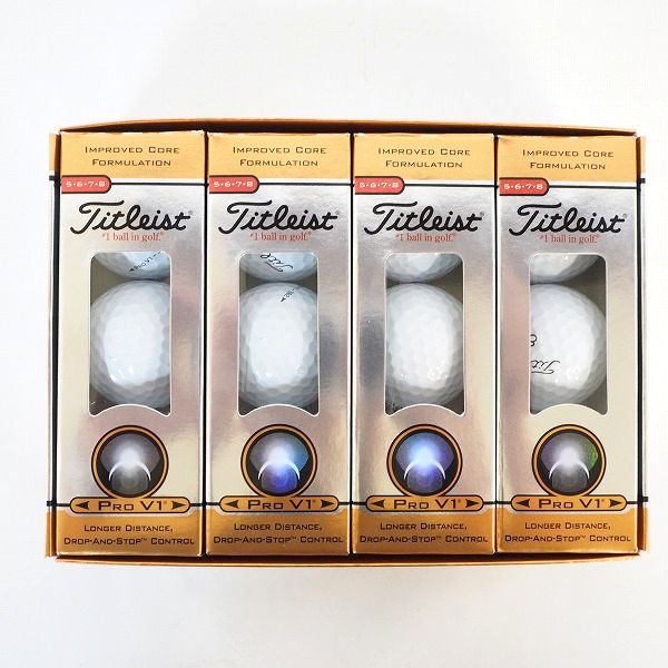 実際に弊社で買取させて頂いた【未使用】Titleist/タイトリスト PRO V1-392 ゴルフボール ホワイト 1ダース 