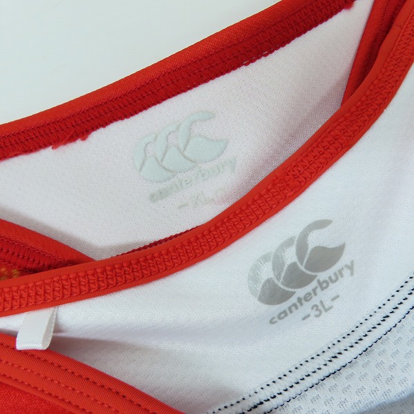 実際に弊社で買取させて頂いたCANTERBURY/カンタベリー SUNWOLVES/サンウルブズ レプリカホームジャージ ラグビーウェア 2点セットの画像 2枚目