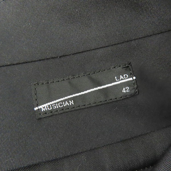 実際に弊社で買取させて頂いたLAD MUSICIAN/ラッドミュージシャン ESTER SERGE SLIM FLARE PANTS/エステル サージ スリム フレア パンツ 2221-557/42の画像 2枚目