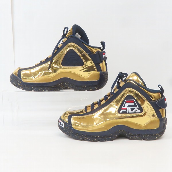 実際に弊社で買取させて頂いたFILA/フィラ GRANT HILL 2 Gold Rush/グラントヒル 2 ゴールドラッシュ MFW17007-001/27の画像 3枚目