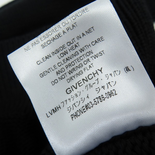 実際に弊社で買取させて頂いた【JPタグ】GIVENCHY/ジバンシィ 19AW スプリットロゴデザイン ニットセーター BM90B4401M/Mの画像 4枚目