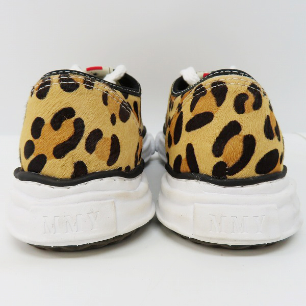 実際に弊社で買取させて頂いたMAISON MIHARAYASUHIRO/メゾンミハラヤスヒロ BAKER/ベイカー ハラコレザー レオパード スニーカー A07FW738/44の画像 1枚目