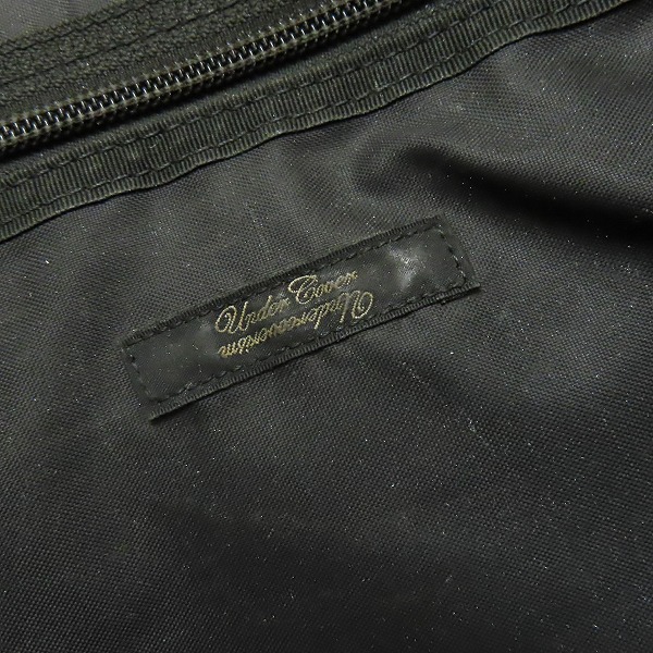実際に弊社で買取させて頂いたUNDERCOVER/アンダーカバー 2WAY レザー/ナイロン バーキン型バッグの画像 4枚目