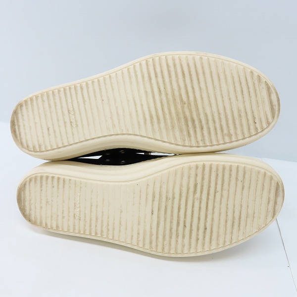 実際に弊社で買取させて頂いたRick Owens/リックオウエンス RAMONES LOW ラモーンズ スエード ローカット スニーカー ブラック/44.5の画像 2枚目