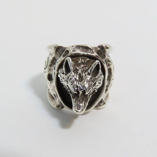 実際に弊社で買取させて頂いたGODSIZE/ゴッドサイズ EXTRA HEAVEY WOLF エクストラ ヘビー ウルフ リング 16.5号の画像 1枚目