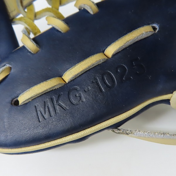 実際に弊社で買取させて頂いたHI-GOLD/ハイゴールド 2023年モデル 軟式/内野手用 真極 グローブグラブ MKG-1025の画像 4枚目