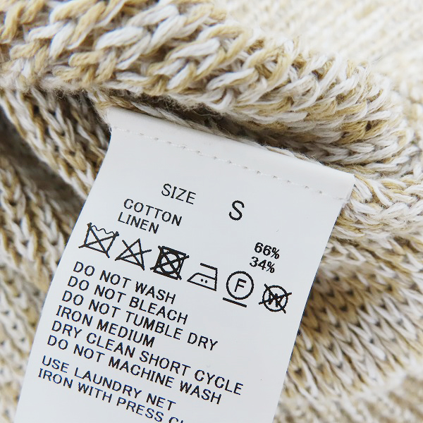 実際に弊社で買取させて頂いたTOMORROWLAND tricot/トゥモローランドトリコ コットン クルーネック ニットセーター 61-02-21-02007/Sの画像 3枚目