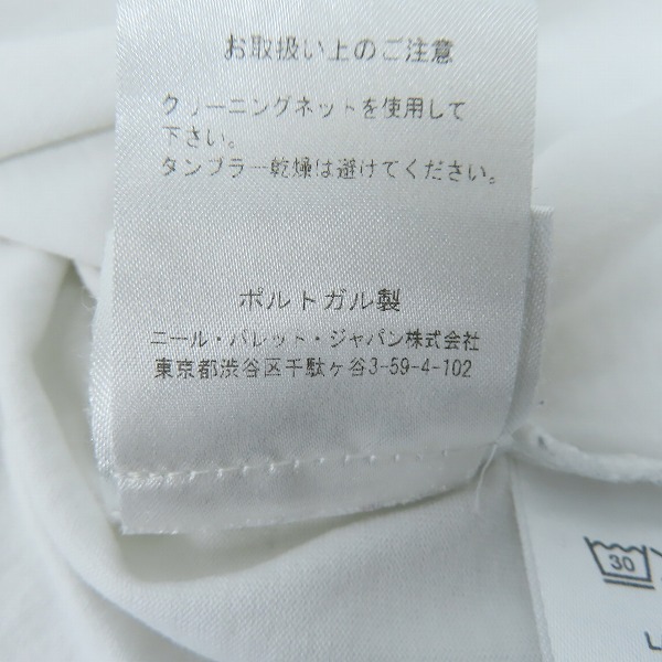 実際に弊社で買取させて頂いたNeil Barrett/ニール バレット Thunder Bolt Tee/サンダーボルト 半袖Tシャツ PBJT109 B512S/XSの画像 5枚目