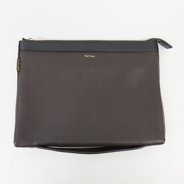 実際に弊社で買取させて頂いたPaul Smith/ポール・スミス レザー 2way クラッチバッグ