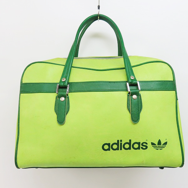 vintage adidas ボストンバッグ 緑 ドラムバッグ　デサント製 adidas/アディダス ビンテージ ボストンバッグの買取実績 - ブランド