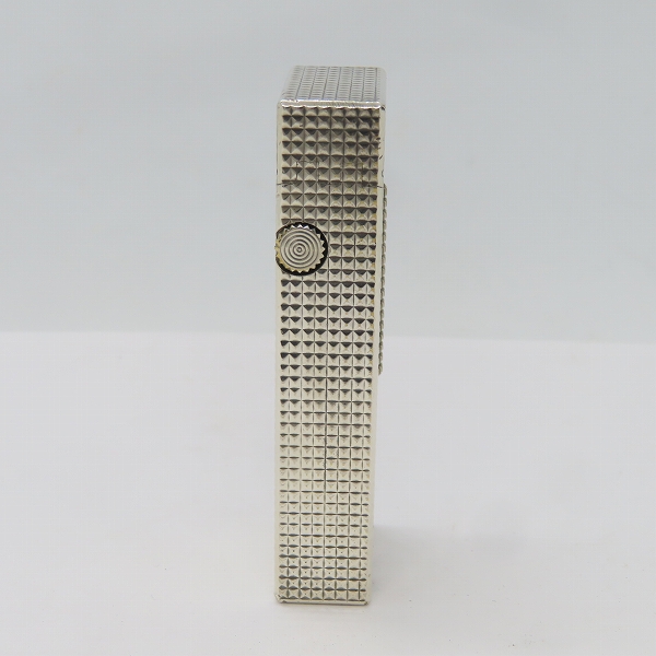 実際に弊社で買取させて頂いたdunhill/ダンヒル ダイヤカット サイドローラー ガスライター シルバーの画像 2枚目