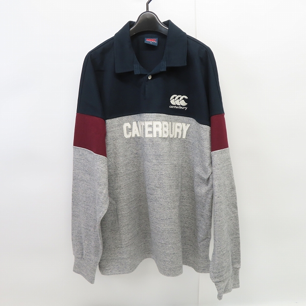 実際に弊社で買取させて頂いたCANTERBURY/カンタベリー 長袖 ラガーシャツ ラグビーウェア RA41602/3L