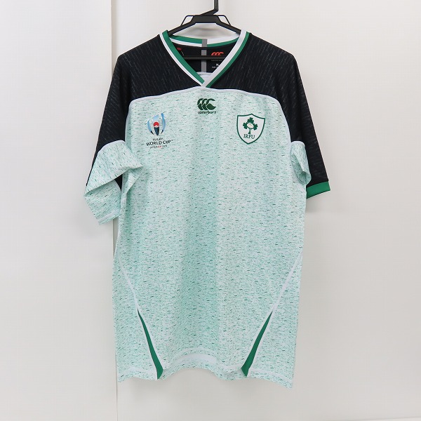 実際に弊社で買取させて頂いた【未使用】CANTERBURY/カンタベリー アイルランド代表 レプリカ ホームジャージ/VWR39005/XL