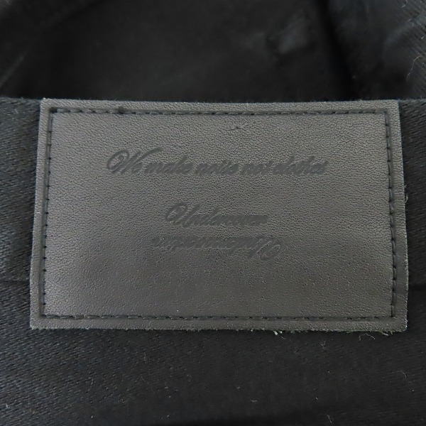 実際に弊社で買取させて頂いたUNDER COVER/アンダーカバー ヒザヤブレカツラギストレッチパンツ N9503/2の画像 4枚目