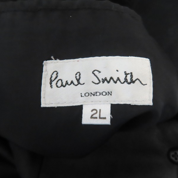 実際に弊社で買取させて頂いたPaul Smith LONDON/ポールスミス ロンドン 馬革 レザー ジャケット/2Lの画像 2枚目