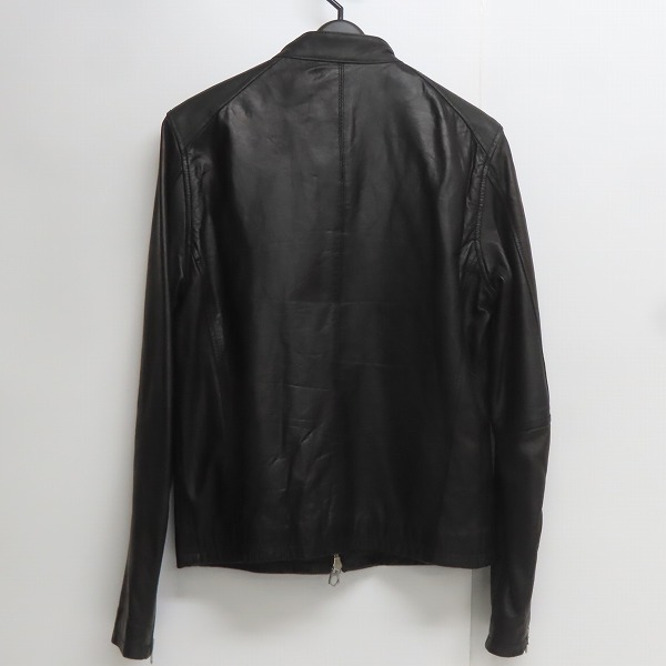 実際に弊社で買取させて頂いたHARE/ハレ 羊革 レザーシングルライダースジャケット HA030015RC/Sの画像 1枚目