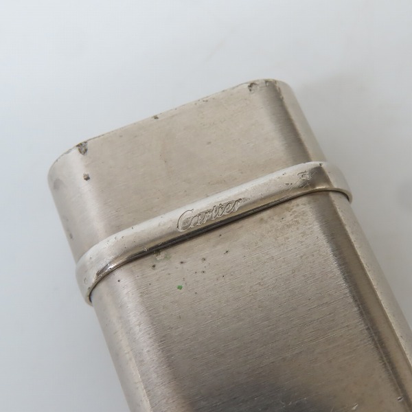 実際に弊社で買取させて頂いたCartier/カルティエ ローラー ガスライター シルバーの画像 4枚目