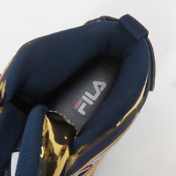 実際に弊社で買取させて頂いたFILA/フィラ GRANT HILL 2 Gold Rush/グラントヒル 2 ゴールドラッシュ MFW17007-001/27の画像 4枚目
