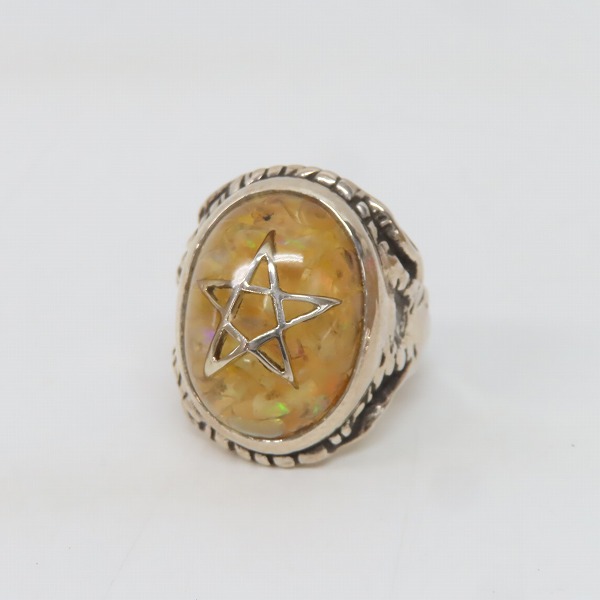 実際に弊社で買取させて頂いたALEX STREETER/アレックスストリーター エンジェルハートリング ファイアオパール 13号