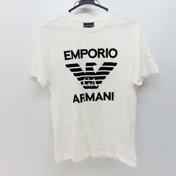 実際に弊社で買取させて頂いたEMPORIO ARMANI/エンポリオアルマーニ ロゴ 半袖Tシャツ/M