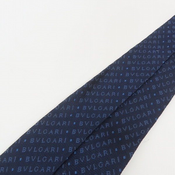 実際に弊社で買取させて頂いたBVLGARI/ブルガリ ロゴ シルクネクタイの画像 6枚目