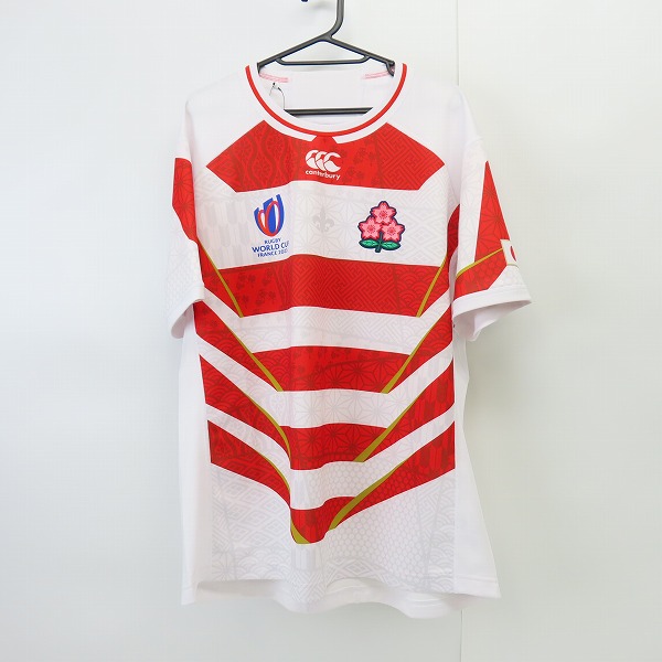 実際に弊社で買取させて頂いた【未使用】CANTERBURY/カンタベリー ラグビー ジャパン RWC2023/日本代表 レプリカジャージ ホーム RG33980WC/XL