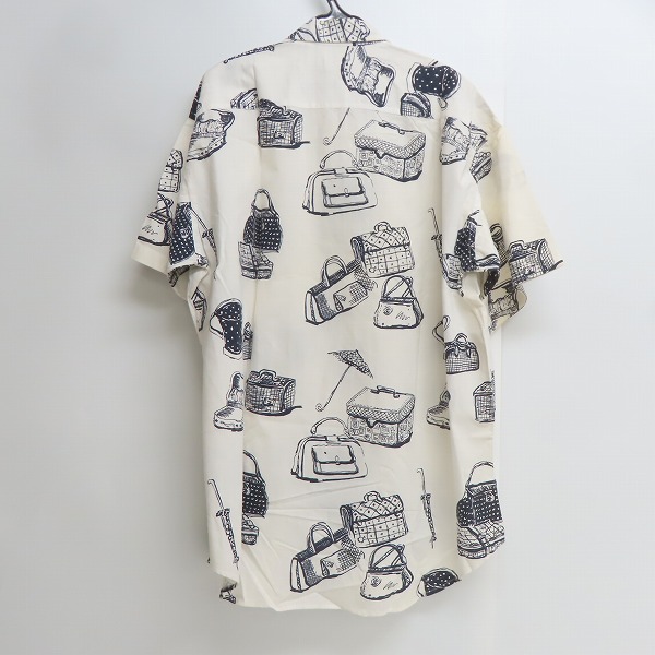 実際に弊社で買取させて頂いたPaul Smith london/ポールスミス ロンドン 半袖 シャツ 総柄 ホワイト /Lの画像 1枚目