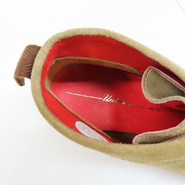 実際に弊社で買取させて頂いたUNLINE by alfredoBANNISTER/アンラインバイアルフレッドバニスター スエード レザーシューズ 5211305006/43の画像 4枚目