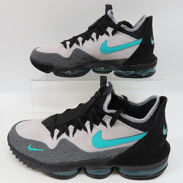 実際に弊社で買取させて頂いた【未使用】ATMOS×NIKE/アトモス×ナイキ LEBRON XVI LOW AC Clear Jade レブロン16 クリアジェイド CD9471-003/27の画像 3枚目