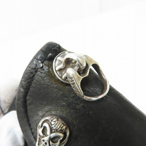 実際に弊社で買取させて頂いた【難あり】BWL/BILL WALL LEATHER/ビルウォールレザー 3つ折りウォレット/財布 ドロップハンドル付きの画像 5枚目